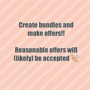 make bundles and create offers!